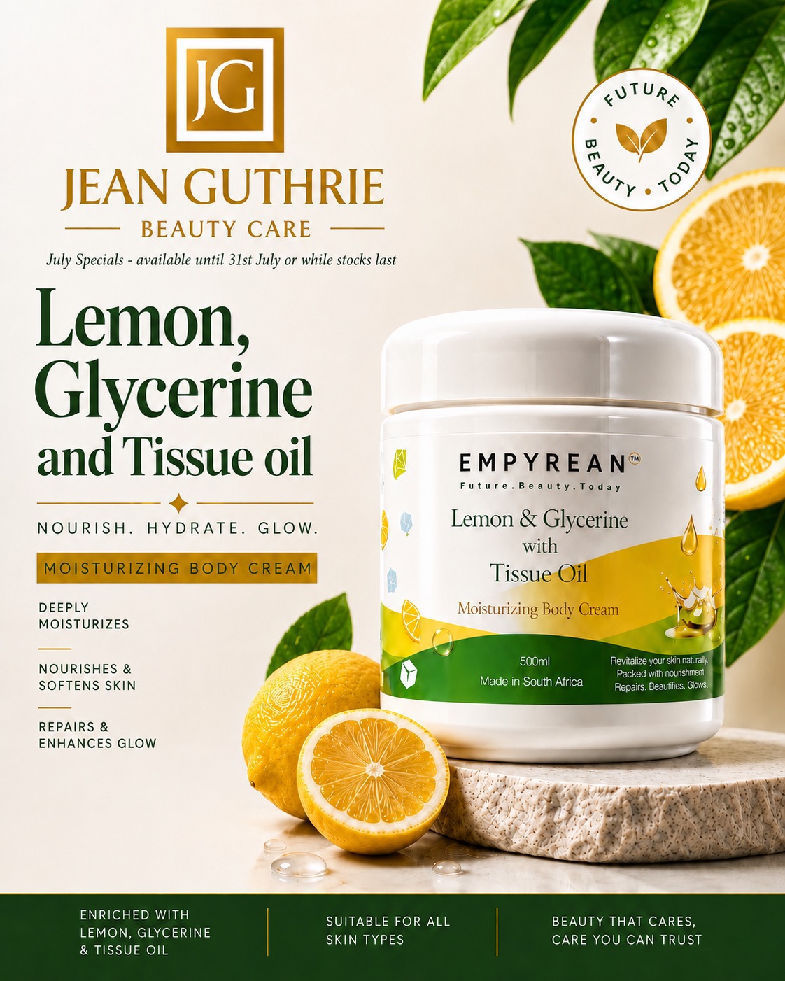 Lemon & Glycerine with Tissue Oil